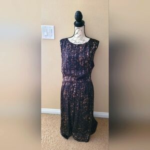Luxe Leopard Print Sleeveless Dress